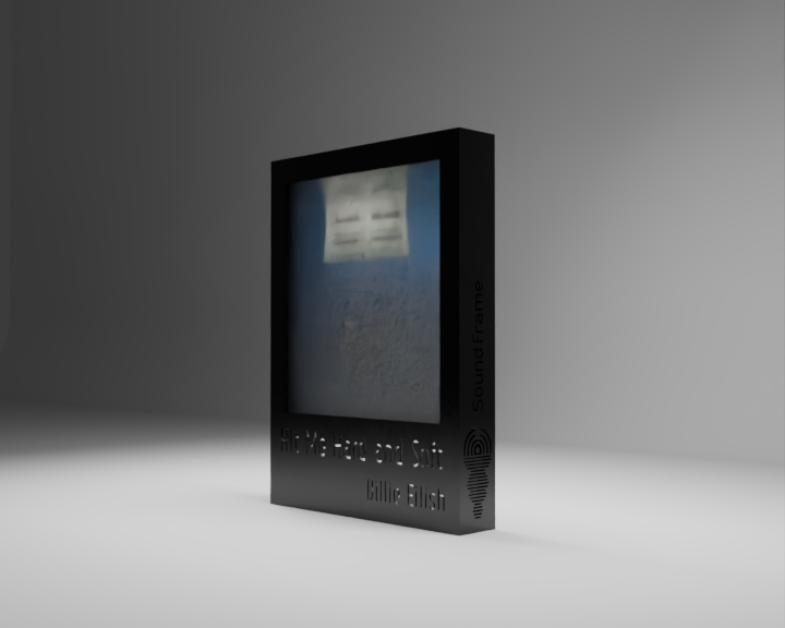 Golpéame fuerte y suave - Marco visual de arte