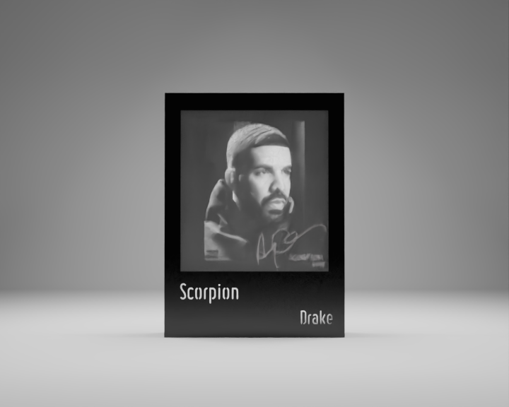 Skorpion – Kunst-Visualisierungsrahmen